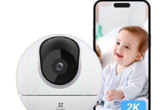 EZVIZ C6c 2K Pan & Tilt Indoor Camera 360 Auto-Tracking, Starlight Night Vision, Alexa Prime Only Ezviz Direct /FBA