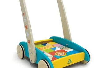 Early Learning Centre Wooden Toddle Truck and Bricks
