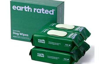 Earth Rated Dog Wipes, Hypoallergenic, Lavender Scented, 400 Count