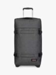 Eastpak TransitR 2-Wheel 79cm Large Suitcase, Black Denim, Black or Blue Denim – Free C&C