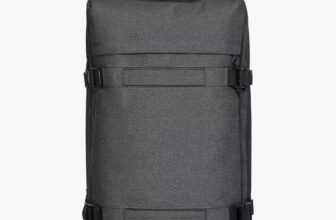 Eastpak TransitR 2-Wheel 79cm Large Suitcase, Black Denim, Black or Blue Denim – Free C&C