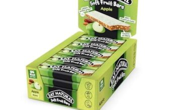 Eat Natural Fruit Bars Apple, Dates and Almonds 25g X15