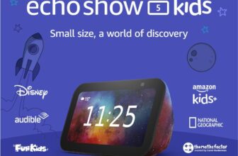 Echo Show 5 Kids (Newest gen) Smart Display With 1 year of Amazon Kids content Galaxy, with Alexa Early Access