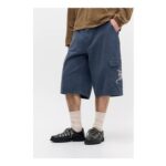 Ed Hardy UO Exclusive Blue Canvas Cargo Shorts