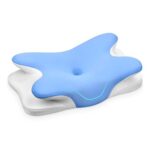 Ehomfory Memory Foam Pillow, Ergonomic, Cooling for Side Sleepers (Blue)
