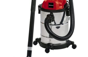 Einhell Wet & Dry Vacuum, 1250W, 20L, 4 Castors