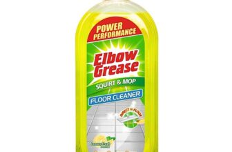 Elbow Grease Squirt & Mop Floor Cleaner Suitable for Tiles, Laminate & Vinyl Flooring (Lemon, 1L) £1.35/£1.28 S&S