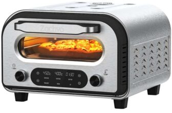 Electric Pizza Oven 450C 90 Second Neapolitan Pizza Maker for 12 Pizzas
