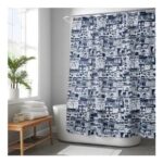 Elements Coastal Boats Shower Curtain
