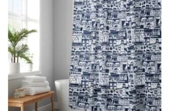 Elements Coastal Boats Shower Curtain