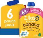 Ellas Kitchen Dairy Free Banana Yoghurt Alternative from 6 Months 90g (Pack of 6)