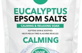 Elysium Spa Natural Eucalyptus Epsom Salts, White, 450 G