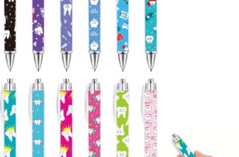 Embhlitfe 8 Pack Pink Pens,Cute Retractable 1.0mm Fine Tip Pink Pens Black Ink with Bows,Back to School,Cute Stationary for Student Note Taking,Writing,Office Supplies Valentines Day gift (4)