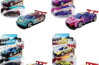 Embhlitfe Colour Changing Cars, 4 PCS Water-Activated Colour Toy Car, Alloy Cars Bath Toys for Kids, Boys, Girls Birthday Christmas Party Favors Gift (Style 2)