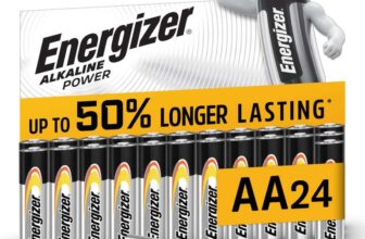 Energizer Alkaline Power – AA Batteries (24 Pack), 1.5V, Up To 50% Longer Lasting (£7.37/£7.80 S&S)