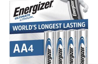 Energizer Ultimate Lithium AA Batteries (4 Pack) – £6.64 S&S