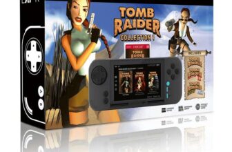 Evercade EXP-R Console with Tomb Raider Collection 1 cartridge – Prime Day Deal