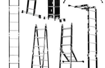 Excel 12 Tread Steel Multi-Purpose Combination Ladder with Platform