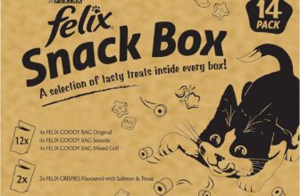 FELIX Mixed Snack Box Cat Treats 810g
