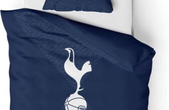 FOCO Officially Licensed Football Essential Single Duvet & Pillowcase Bedding Set – Tottenham
