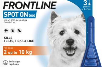 FRONTLINE Spot On Flea & Tick Treatment for Small Dog (2-10kg) 3 Pipettes