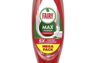Fairy MaxPower Washing Up Liquid Pomegranate 730ml (£2.82 / £2.53 on S&S)