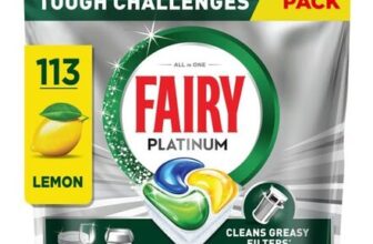 Fairy Platinum All in One Lemon Dishwasher Tablets