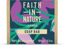 Faith In Nature Natural Lavender Hand Soap Bar, Relaxing, Vegan & Cruelty Free, No SLS or Parabens, 100g