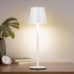 Faithorse Cordless Table Lamp, 5200mAh Battery Operated Table Lamps IP54 Waterproof Desk Lamp with 3-Color Modes Rechargeable