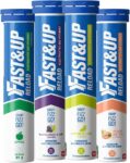 Fast&Up Reload Energising Electrolyte Drink – Variety Pack – 80 Effervescent Hydration Tablets – Added Vitamin C & B12 – Vegan