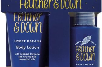 Feather & Down Straight to Sleep Gift Set (50ml Pillow Spray & 50ml Body Lotion) – The perfect sleep duo, infused with lavender & chamomile essential oils. Vegan Friendly & Cruelty Free.