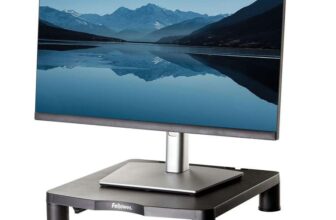 Fellowes Everyday Monitor Stand Adjustable with 3 Height Levels & Cable Management Prime Deal