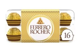 Ferrero Rocher Milk Chocolate Hazelnut Pralines Gift Box
