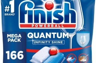 Finish Dishwasher Tablet, Quantum Infinity Shine, 166 Tabs (83 x 2 pck) Fresh Scent, For a Fast Dissolving Clean and Sparkling Shine