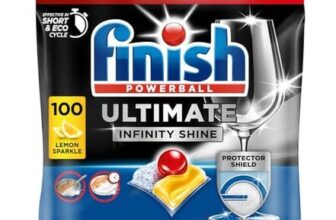 Finish Dishwasher Tablets Lemon Sparkle, 100, Tough on Grease