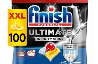 Finish Ultimate Infinity Shine Dishwasher Tablets Lemon