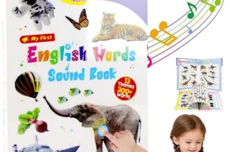 First English Words Sound Book, My First English Sound Toy 470 Words 21 Themes Fun Word Game for Educational Language Boys Girls home (C)