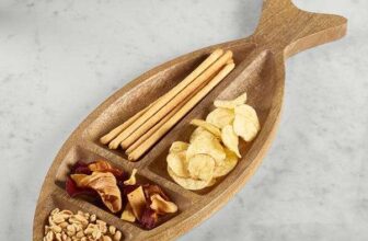 Fish Shaped Mango Wood Serving Platter – Free C&C only