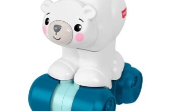 Fisher-Price Baby Toy Crawl-after Polar Bear