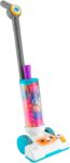 Fisher-Price Toddler Toy Laugh & Learn 2-in-1 Vacuum with Duster, Lights & Music for Pretend Play Kids Ages 2 Years, Multilanguage Version, JMM33