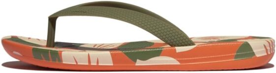 Fitflop Unisex Kids Iqushion Kids Junior Leaf-print Erg. Flip-flopsFlip-Flop