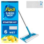 Flash Speedmop Wet Mop Floor Cleaner Starter Kit For Cleaning Floors, Includes: 1 Mop, 6 Wet Refills £10.52 s&s