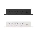 Flexispot PS024 Desk Power Socket with USB Ports (Black / White) W/Code