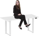 Flexispot QS2 Dual Motor 4 Leg Electric Height Adjustable 180 x 80cm Standing Desk (Prime Exclusive)
