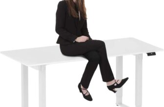 Flexispot QS2 Dual Motor 4 Leg Electric Height Adjustable 180 x 80cm Standing Desk (Prime Exclusive)