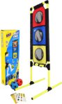 Flick Hero Target Tower – Football Skills Challenge for training includes Target Footballs, Target Tower, Stickers and Colouring Sheets