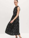Floral Halter Neck Midi Tiered Dress – Size 16 – Free In Store Collection
