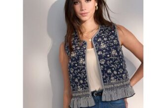 Floral Print Waistcoat