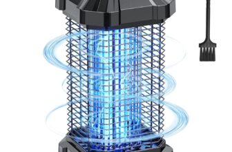 Fly Zapper Electric Indoor & Outdoor, 4200V Bug Catcher Zapper UV light, Mosquito Killer Lamp, Effectively Eliminates Mosquitoes, Flies, Fruit Flies, Insects and the like