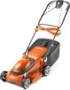 Flymo EasiStore 380R Electric Rotary Lawn Mower – 38 cm Cutting Width, 45 Litre Grass Box, Close Edge Cutting, Rear Roller, Central Height Adjust, Space Saving Storage Features